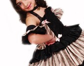 Pageant Pink Hollywood Gothic casual wear OOC custom size 12m 2 3 4 5 6 7 8 9 10 yrs belginboutique