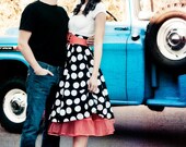 Full Circle Polka Dot Skirt---------Custom Sized