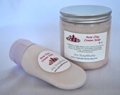 Rose Clay Cream Soap,Shaving soap,Soufflé,Gelato,Travel Tottle & 8 oz Refill Jar
