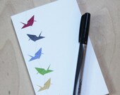 Rainbow Cranes Notepad