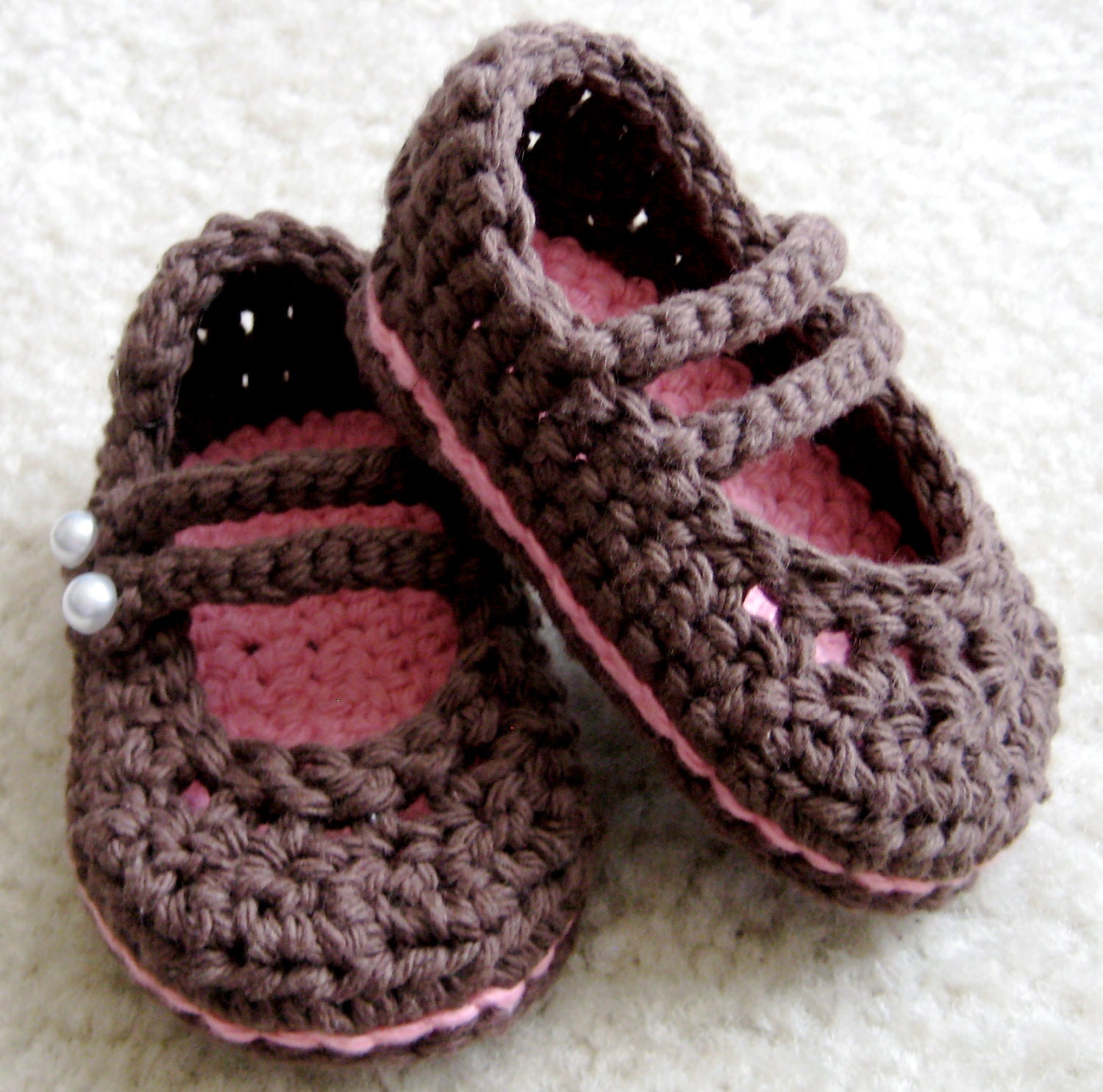 Crochet Mary-Janes NB-9 Months - Any Color