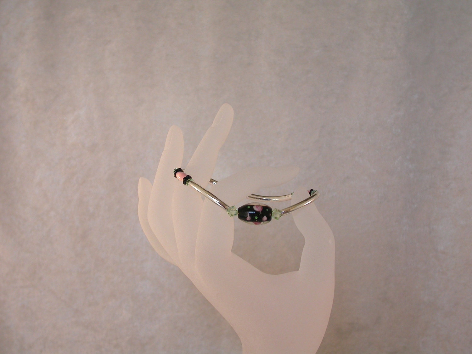 Black and Pink Bracelet