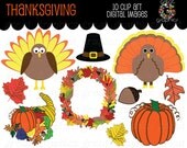 Thanksgiving Clip Art Thanksgiving digital clip art turkey clip art thanksgiving clip art fall digital clip art pilgrim hat clipart Il_170x135