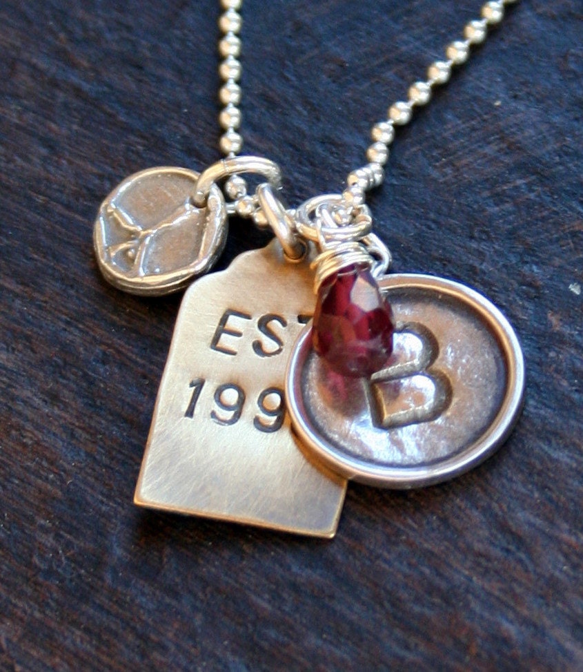 Custom Stamped Family Necklace
