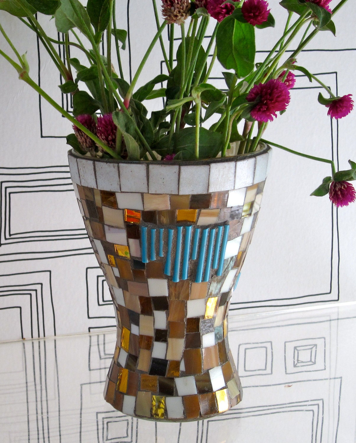 Blue Stix Vase
