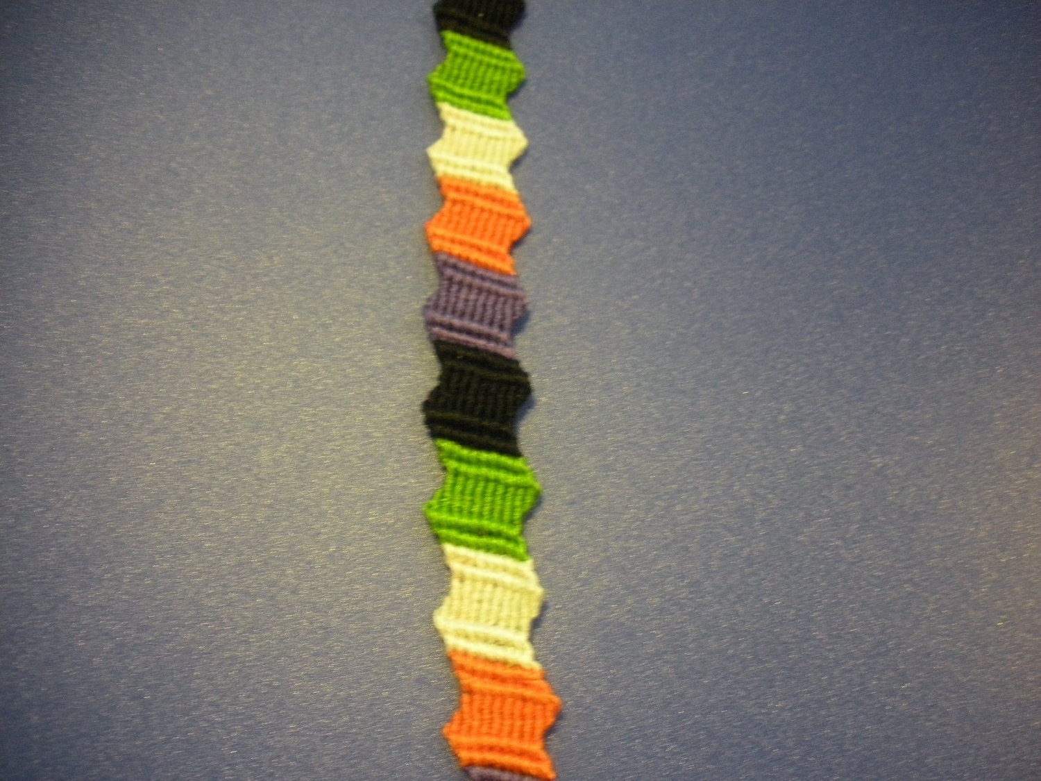 Halloween Flip Flop Zigzag Bracelet