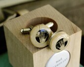Mad Scientist Cufflinks - Wine Cork Jewelry Upcycled by Uncorked
