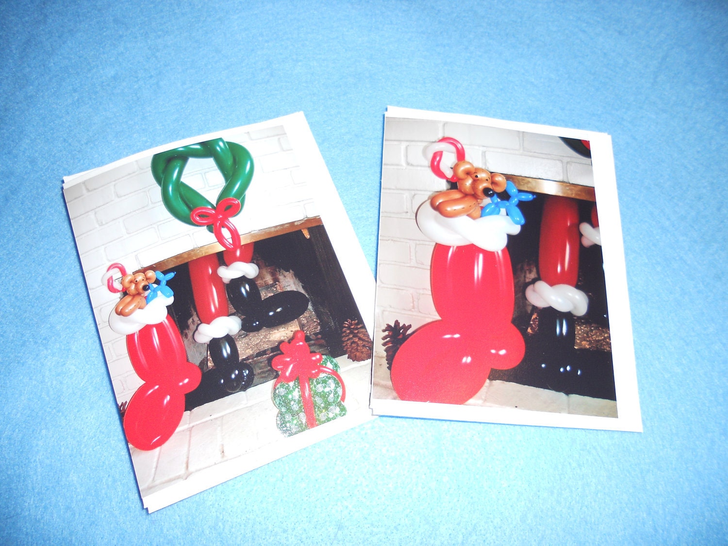 Balloon Art  Christmas Cards