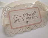 Custom Lace Candy Buffet Labels for Wedding or Party