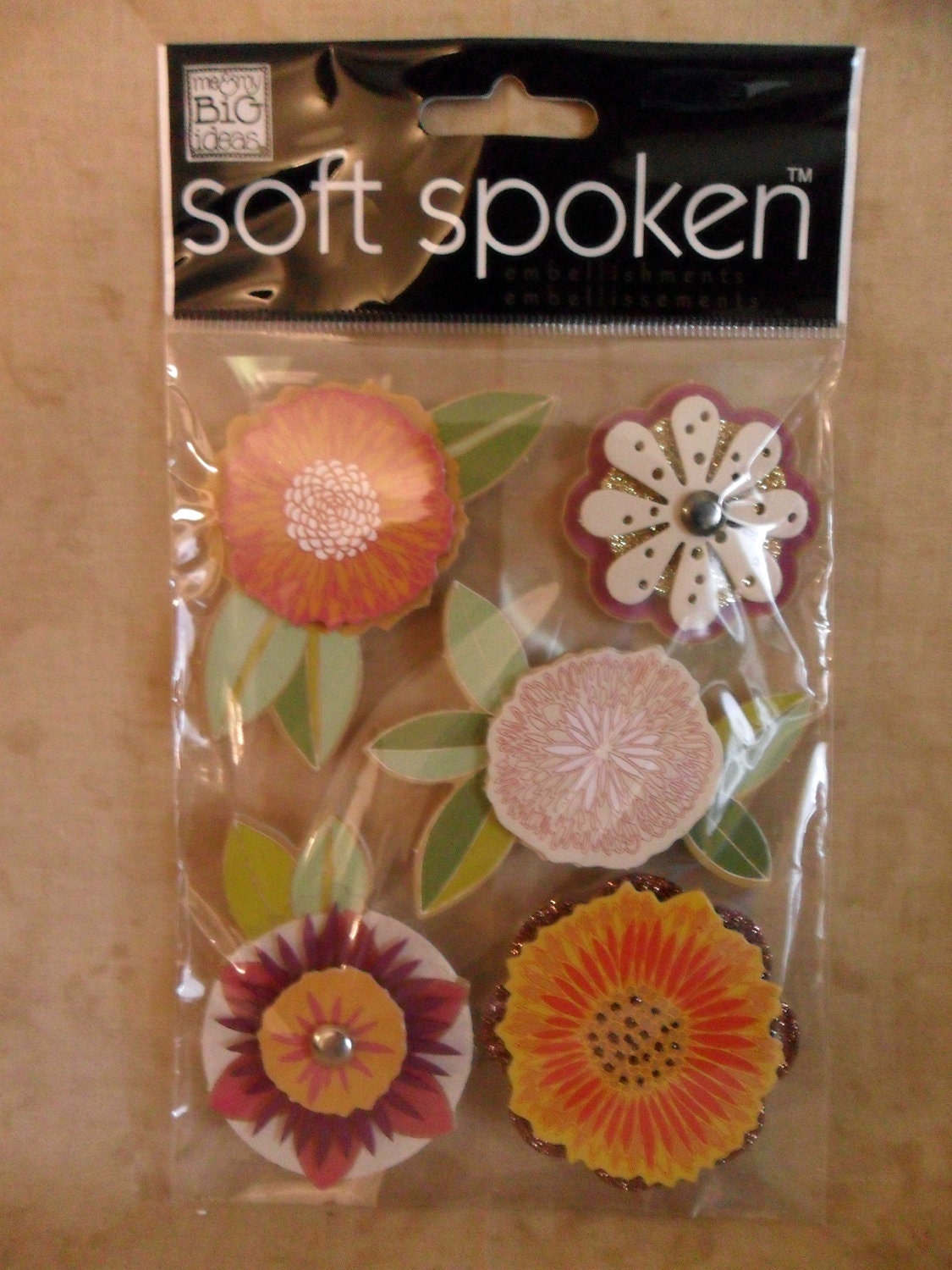 Harvest Flowers Stickers by Me and My Big Ideas-FREE SHIPPING