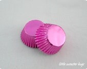 Pink Foil Greaseproof Baking Cups (Qty 36)