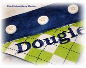 Dog Bandana-Argyle Preppy Pooch  Sizes Large or XLarge