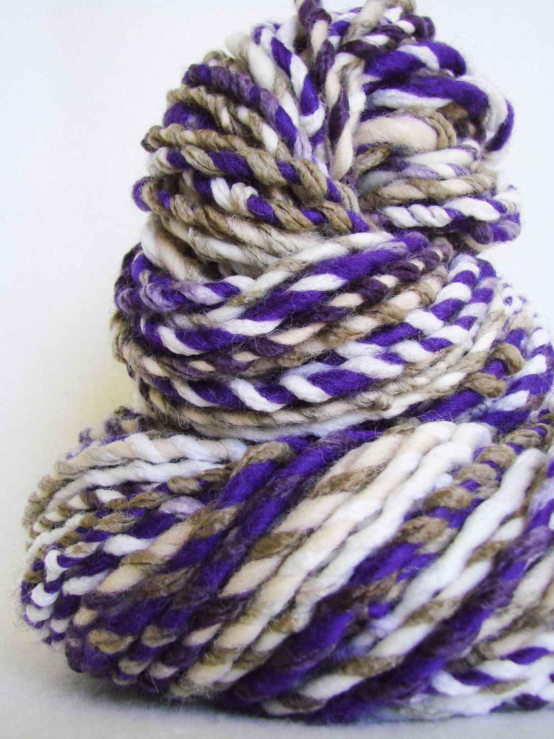Hand Spun Art Yarn - SHYAMA - 70 yds - 155 gm