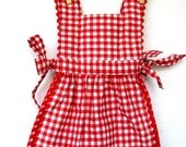 Lil Red Riding Hood Pinafore Dress