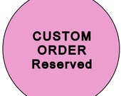 Custom order RESERVED for Venetia.  18 assorted handmade buttons.