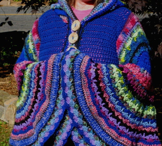 Cho Chang, Harry's 1st Girlfriend, Crochet Hooded Sweater Coat, Available Now