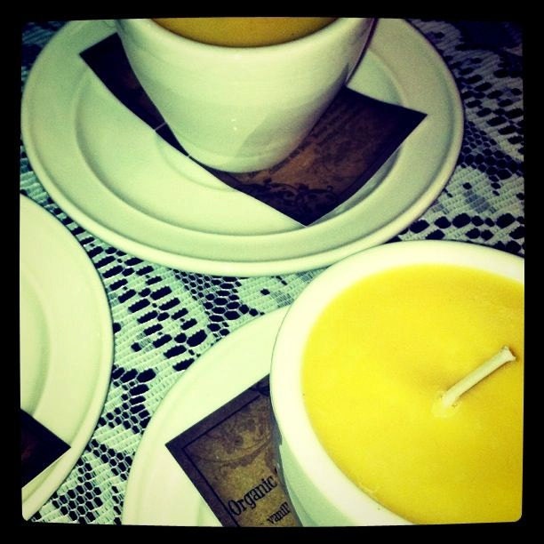 Organic Soy Chai Scented Tea Cup Candle