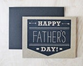 Father's Day Arrows Card Screenprinted