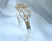 Swirls of Gold II Cuff Bracelet