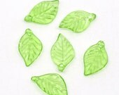 30 Leaf Charms,18x11mm  Always shipped from the USA.