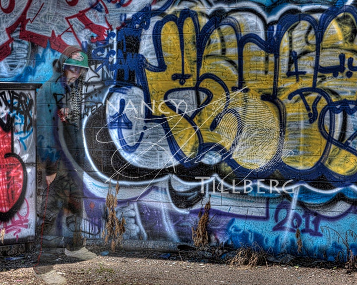 8X10 'Lost.'  HDR ghost photo. Time Stamp Collection.