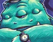 Bill the Watchmonster ACEO