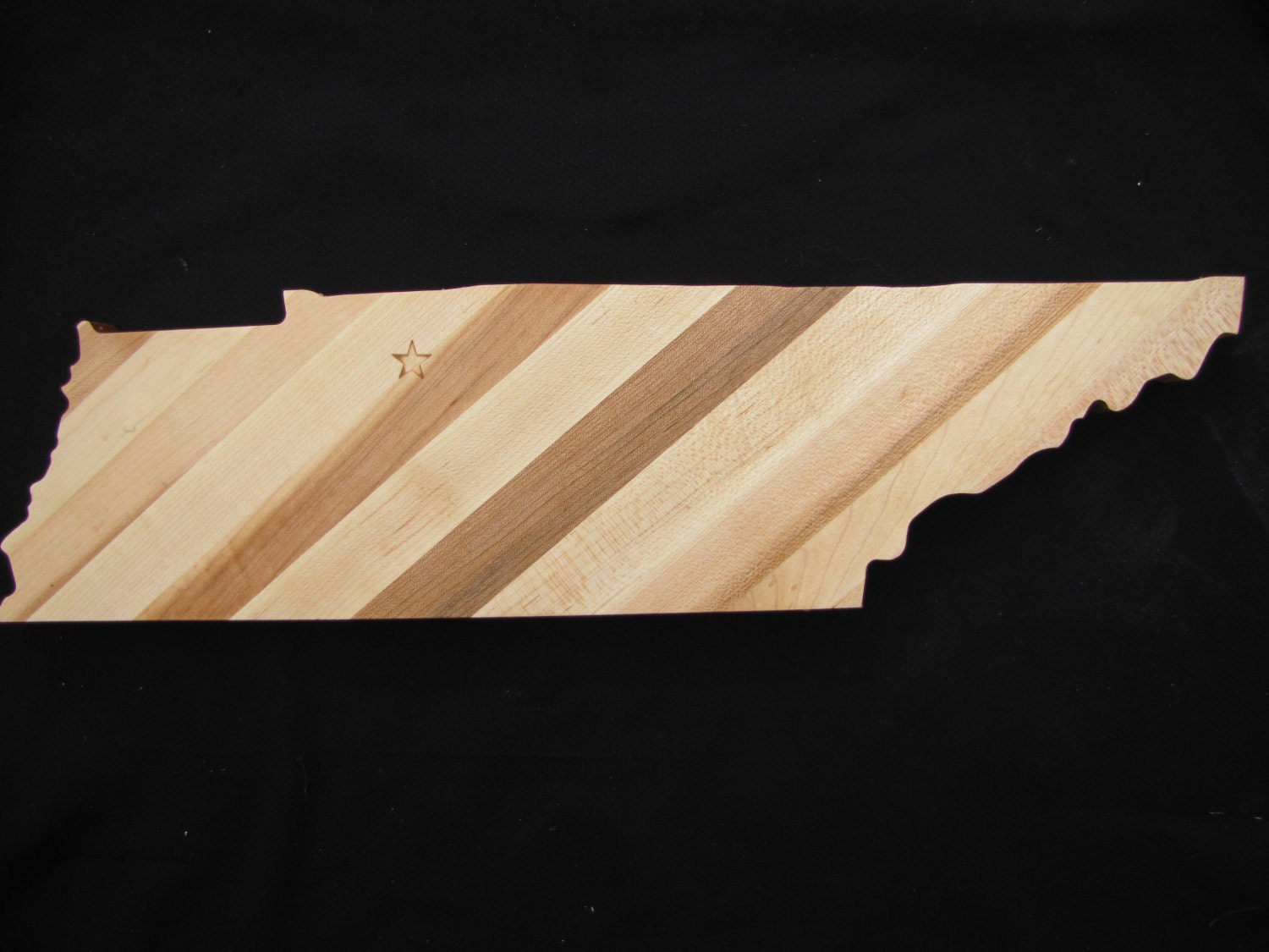 WoodBoB.COM Tennessee State Shaped Custom Cutting Boards