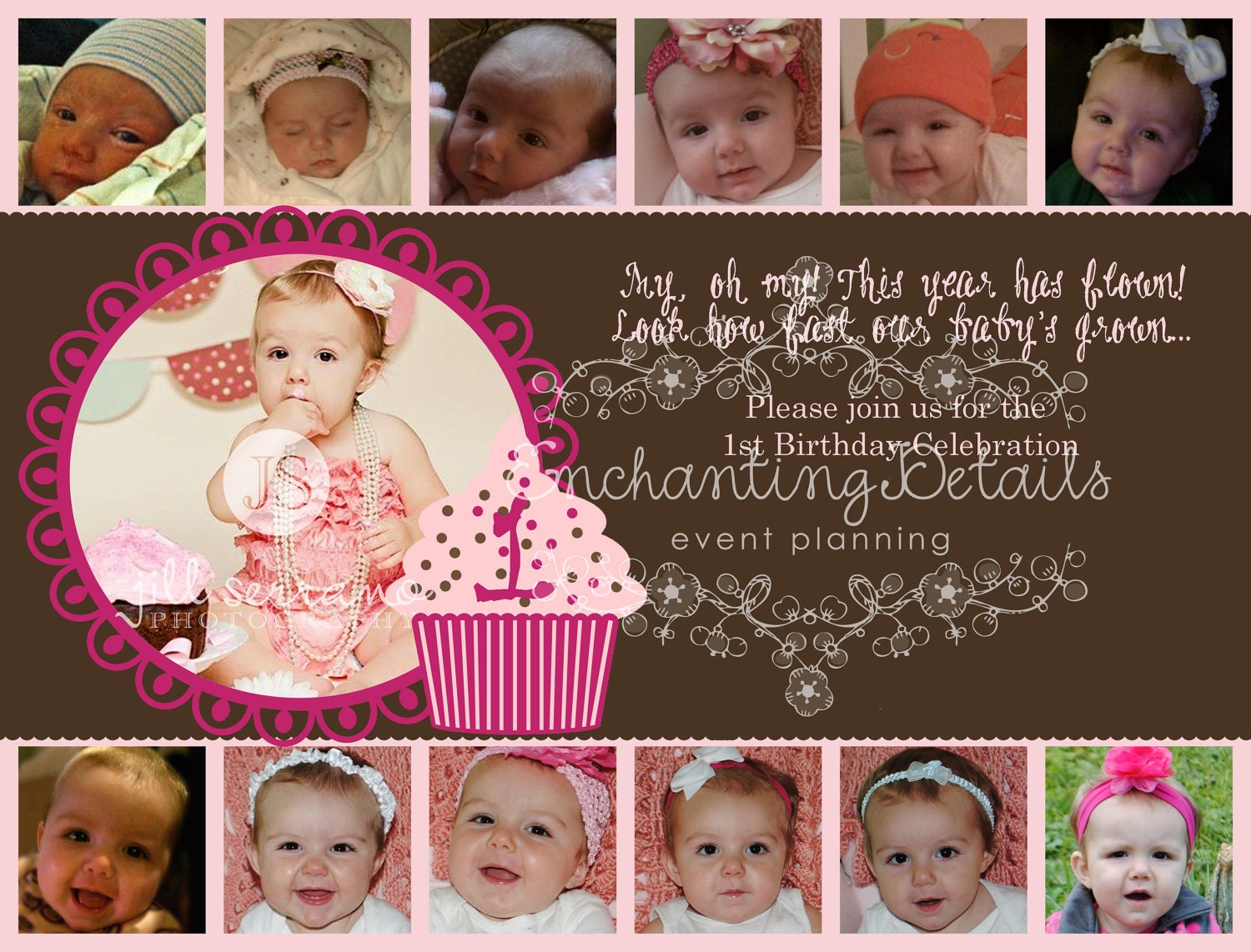 PRINTABLE Cupcake Smashing Birthday Party Kit