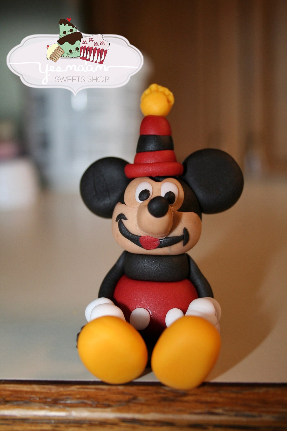 Mickey Mouse Fondant Cake Topper
