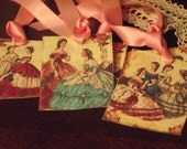 Amica   Mia   Vintage  Ladies  Gift   Tags
