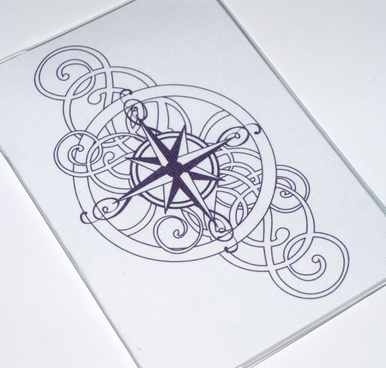 Passport Cover  - Nautical Rose