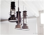 Vintage Lamps Photo - 8 x 10 Rustic Photography - Matted And Ready To Frame