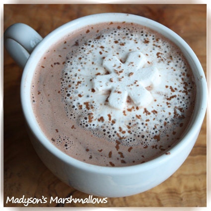 Snowflake Marshmallows for Hot Cocoa (gourmet marshmallows)