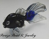 Sculptured Fish -  Handmade Lampwork Focal Bead - SRA