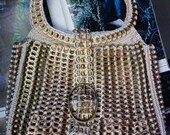 Soda Pop Tab HANDBAG Handmade Handcrafted Sustainable Gift GOLD beige Bag luxboheme featured INSTYLE September Issue 2011