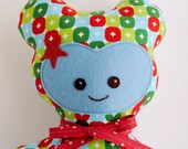 Red, Blue and Green Super Hero Teddy