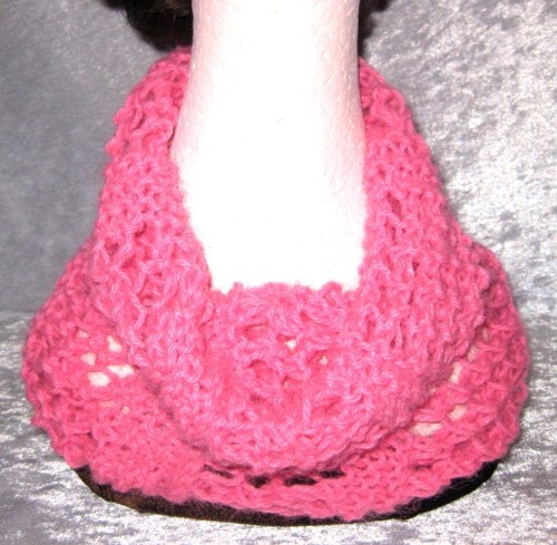 THINK HOT PINK,  Ladies Cowl Neck Scarf