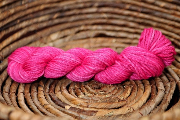 YarnLove MiniSkein in Haute Couture Pink 1 oz 70 yards