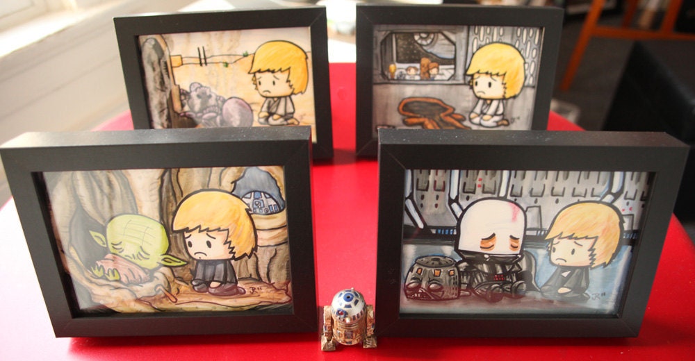 Forever Alone: Super Emo Luke 5x7 pack of 4