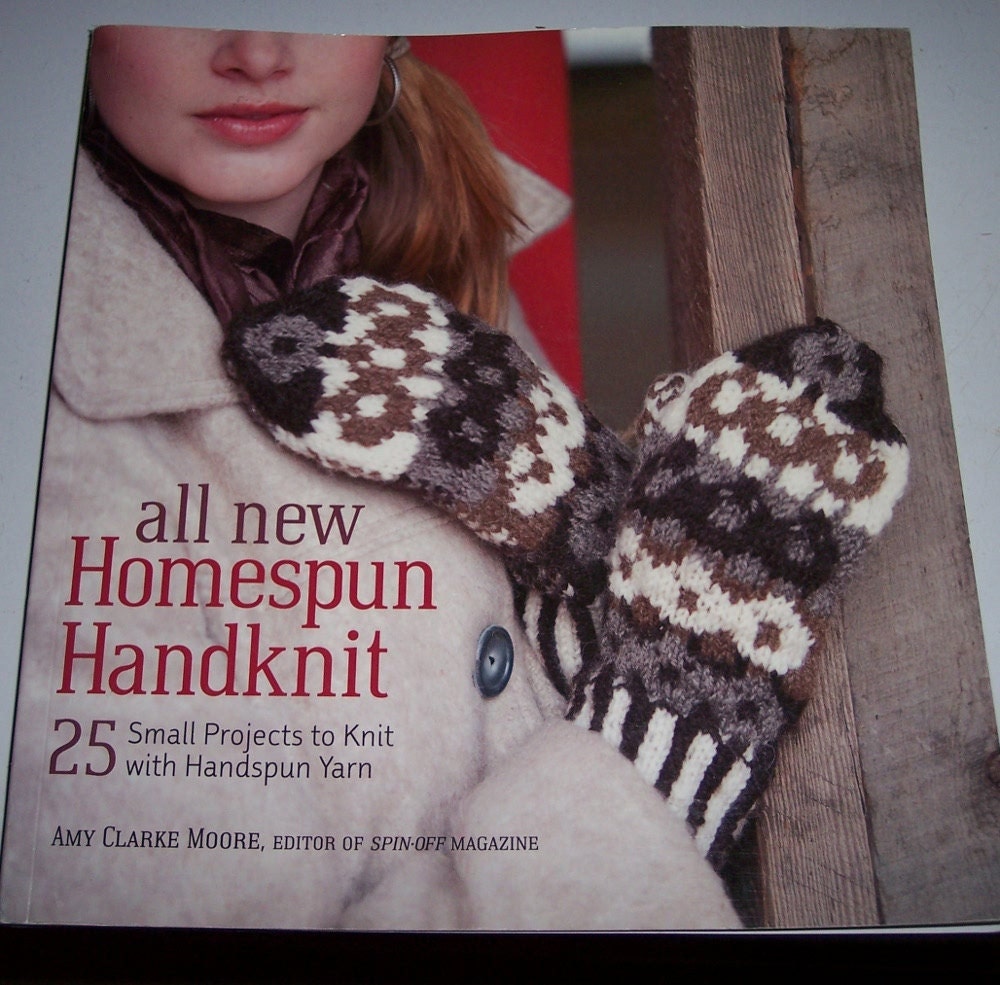 All New Homespun Handknit book, 25 great patterns for homespun yarn