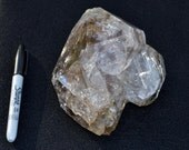 Large Herkimer Diamond double terminated quartz crystal