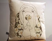 Bloodhound Dog Cushion