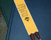 Baked Turkey Legs Bookmark - Great Holiday or Christmas Gift - I love to stuff myself with a good book - GREAT STOCKING STUFFER