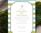 Simple Stripe Invitation