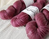 Shine: Merino Tencel Fingering Weight Yarn Beaujolais