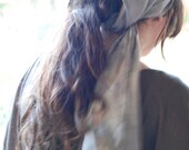 pale vespertine hemp silk scarf