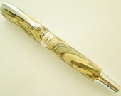 Handcrafted Spalted Hackberry Triton Rollerball Wooden Ink Pen Free Shipping