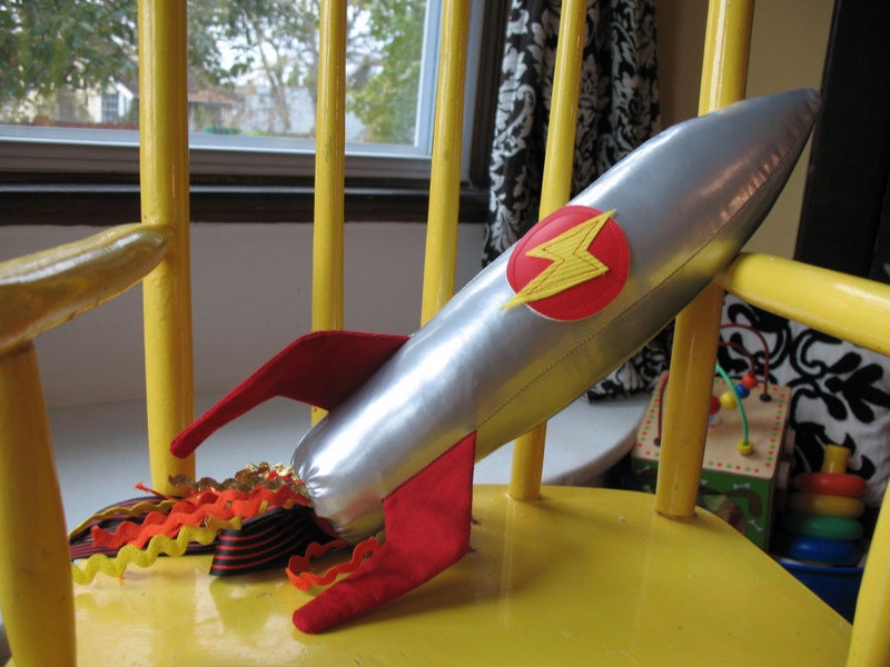 Retro Plush Rocket