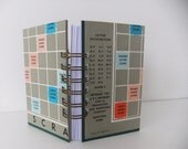 Handmade Notebook - small Scrabble notebook