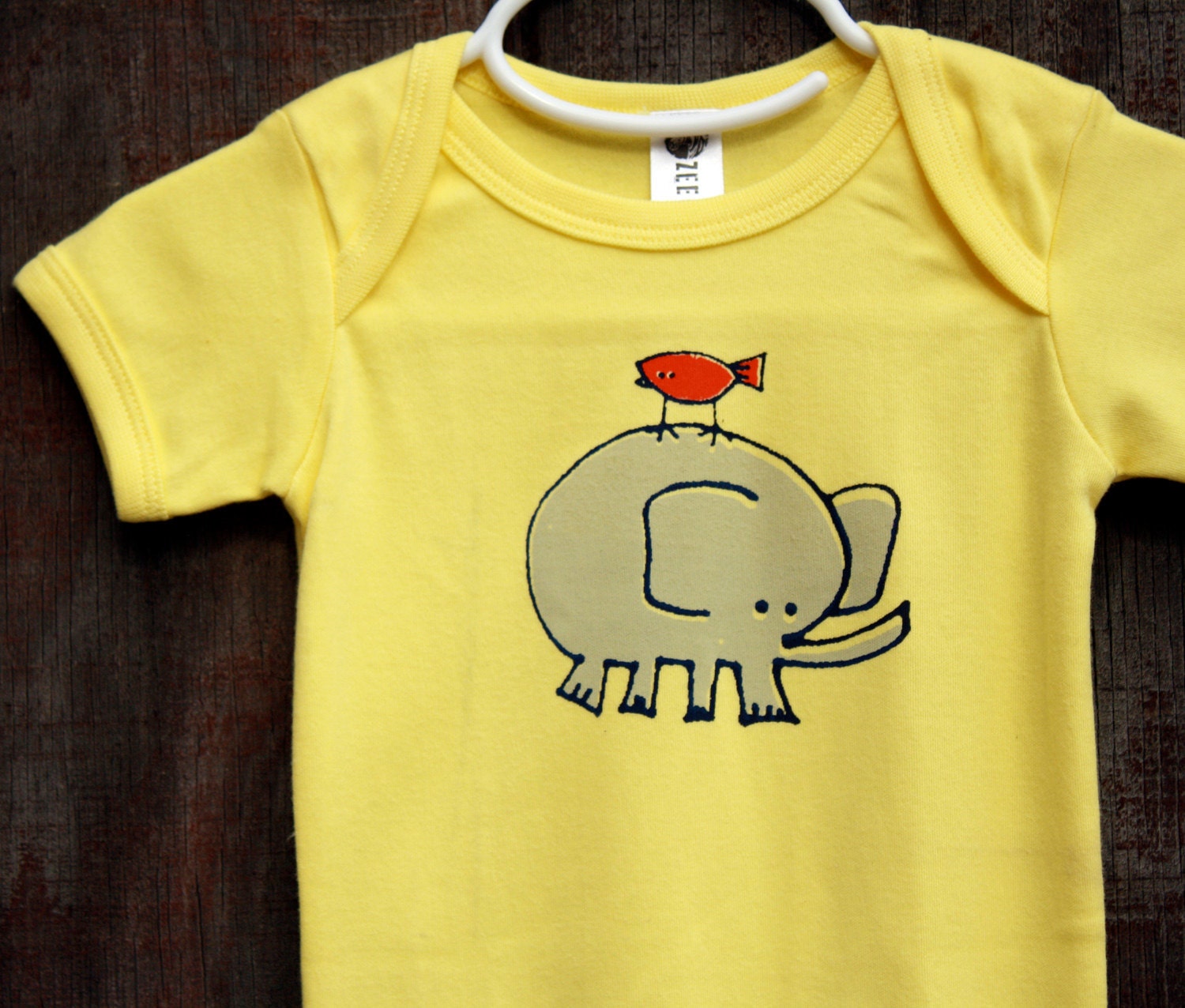 Stick With Me, Kid - Yellow Organic Cotton - One-piece / Bodysuit